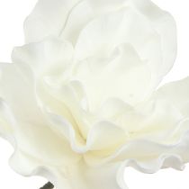 Article Grandes fleurs en mousse Fleurs artificielles en mousse Blanc 85cm 2pcs