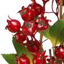 Article Branche décorative d&#39;églantier aux fruits rouges L60cm 2 pcs