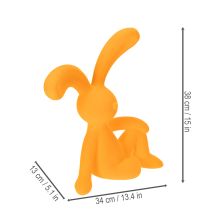 Article Figurine décorative de lapin pour des idées de décoration de Pâques modernes, 38 cm