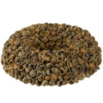 Article Couronne naturelle, décoration d'automne, glands, couronne de porte, couronne murale, à faire soi-même, Ø30cm
