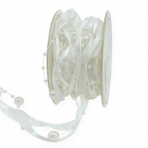 Article Ruban de mariage blanc 20mm 5m