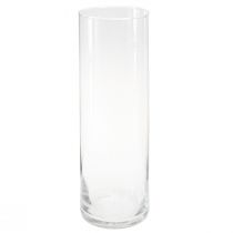 Article Grand vase en verre vase à fleurs conique verre 30cm Ø10,5cm