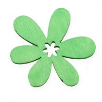 Fleurs en bois multicolores Ø4cm 72P