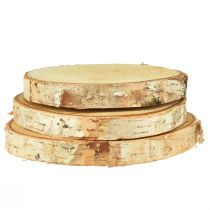 Article Disques en bois disques décoratifs en bouleau Ø15-18cm 3 pcs