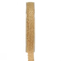 Article Ruban de jute Ruban décoratif rustique Jute Naturel Or 12mm 10m