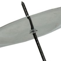 Article Bougeoir avec épine, argent 6 cm, 36 pcs