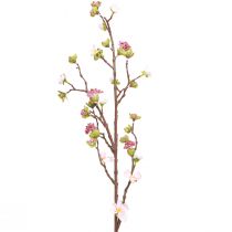Article Branche de fleurs de cerisier rose 95cm