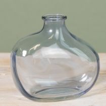 Article Petit vase en verre transparent moderne mini vase en verre bleu 11 × 6 × 10 cm 3 pièces