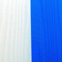 Article Rubans pour couronnes Moiré Bleu-Blanc 100 mm