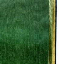 Article Ruban couronne Moiré 150mm, vert foncé