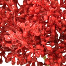Article Baies artificielles décoration rouge pour couronne de l&#39;Avent 32 cm 3 pièces en bouquet
