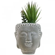 Pot de Fleur Artificielle Succulente Bouddha Ø12cm H25cm