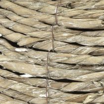 Article Boule à suspendre boule de paille gris lavé Ø25cm