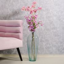 Article Branche de clématite artificielle, décoration de table longue durée, 110 cm, lot de 3
