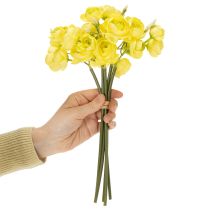 Article Bouquet de renoncules artificielles pour la décoration printanière de la maison, 32 cm, 5 pièces
