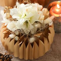 Article Fleurs artificielles de lys tigré blanc pour vases et compositions florales, bouquet de 6 (29 cm).