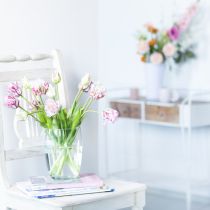 Article Bouquet de fleurs artificielles 5 tulipes perroquet Tulipes artificielles 40cm