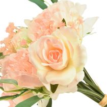 Article Bouquet de fleurs artificielles pivoines paeonia roses eucalyptus artificiel 32cm