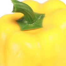 Article Décoration factice alimentaire légumes poivre jaune H10cm