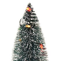 Article Sapin de Noël artificiel LED mini à piles 16 cm 2 pièces