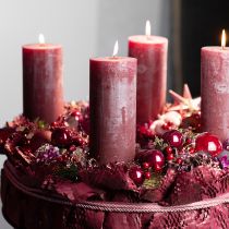 Article Branches de Baies Rouge Vif – Idéales pour les Décorations Festives, 30cm – Lot de 6