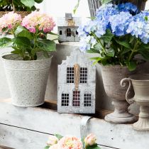 Article Porte-bougie chauffe-plat en métal pour maison lumineuse H25,5 cm