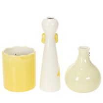 Article Figurines décoratives en céramique canards avec lunettes - Set de 3 - 25 cm