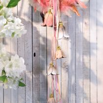 Article Décoration fleurs de muguet en céramique à suspendre Ø5cm 6 pcs