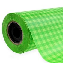 Article Papier manchette 37,5 cm 100 m à carreaux verts de mai