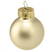 Article Mini boules de sapin de Noël boules de sapin en perles de verre Ø2,5cm 22 pcs