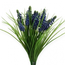 Article Jacinthes de raisin 28cm - 30cm Bleu 15 pcs