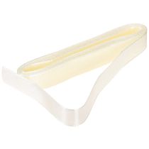 Article Ruban décoratif cadeau crème lisière 15 mm 3 m 10 pièces