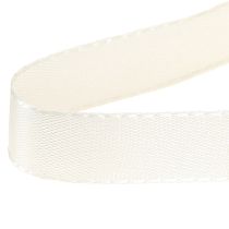 Article Ruban décoratif cadeau crème lisière 15 mm 3 m 10 pièces
