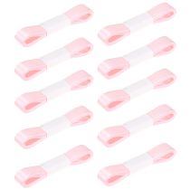 Article Ruban décoratif cadeau ruban rose lisière 15 mm 3 m 10 pièces