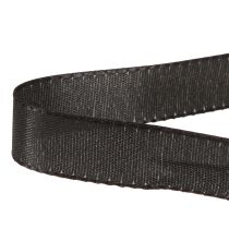 Article Ruban décoratif cadeau ruban noir lisière 15mm 3m 10 pcs