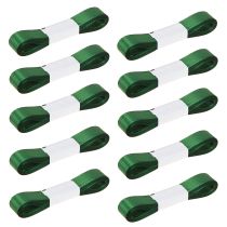 Article Ruban décoratif vert lisière cadeau vert foncé 15 mm 3 m x 10 pièces