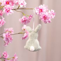 Article Lapin de Pâques à suspendre, une jolie décoration printanière pour l'intérieur, 13 cm, lot de 3