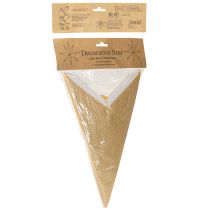 Article Guirlande lumineuse étoiles de Noël, décorations étoiles en papier, design festif et élégant