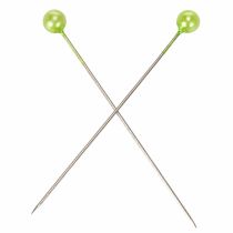 Article Épingles à tête de nacre Ø6 mm 65 mm vert pomme