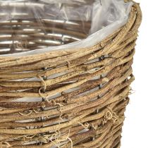Article Panier à plantes en pot de vigne naturel 20cmx17cmx14cm