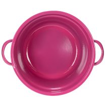 Article Pot de fleurs en métal, design original pour espaces de vie raffinés et décoration élégante, 17 cm, lot de 3