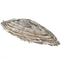 Article Jardinière Rotin et vigne naturelle Blanchie 40×13cm 2pcs