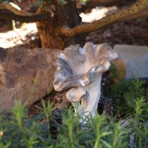Article Champignon Déco de jardin Pierre moulée grise 18×16×25cm