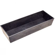 Article Pot de fleurs polyvalent en plastique gris – rectangulaire, 37 cm – idéal pour le jardinage intérieur et extérieur