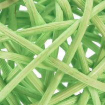 Article Boules de rotin vert clair vert crème assorties rotin Ø5cm 24 pcs