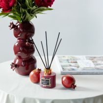 Article Diffuseur de parfum d&#39;ambiance bâtonnets de parfum grenade verre 75 ml
