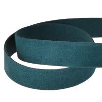 Article Ruban de velours bleu pour bijoux, cadeau, 15 mm, 7 m