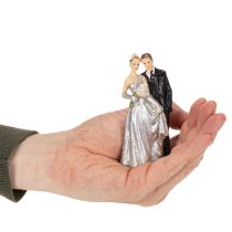 Article Couple pour les noces d'argent, 10 cm