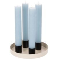 Article Porte-bougie magnétique, finition mate, 4 cm, lot de 4