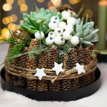 Article Étoiles dispersées avec crème pailletée 2,5 cm 96 pièces